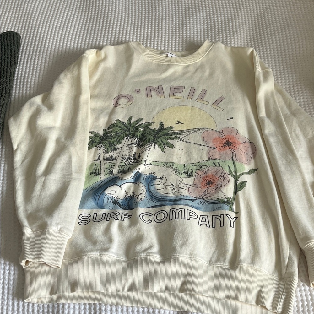 O'Neill Cream Graphic Women's Sweater